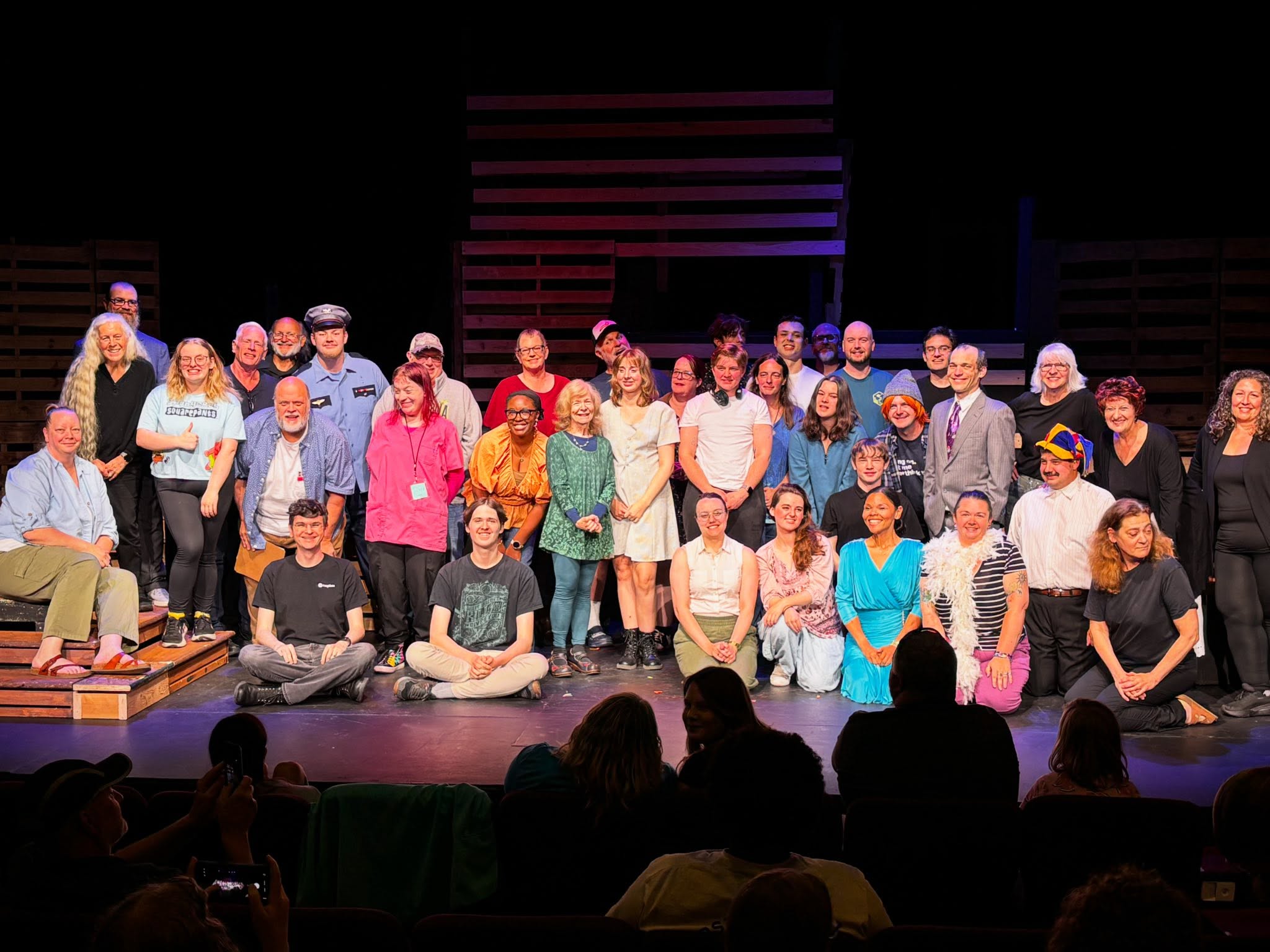 A photo of all the participants of this year's Playfest.